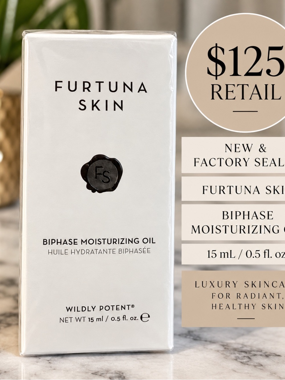 Pure Collection Furtuna Skin Biphase Moisturizing Oil – White